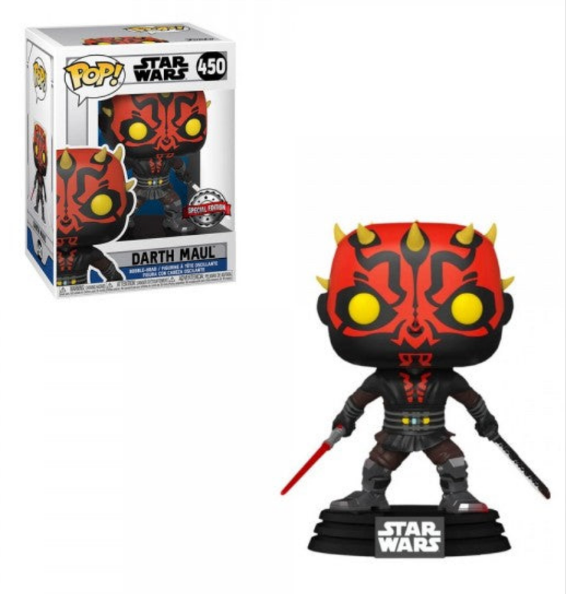 Darth maul with saber funko pop star wars