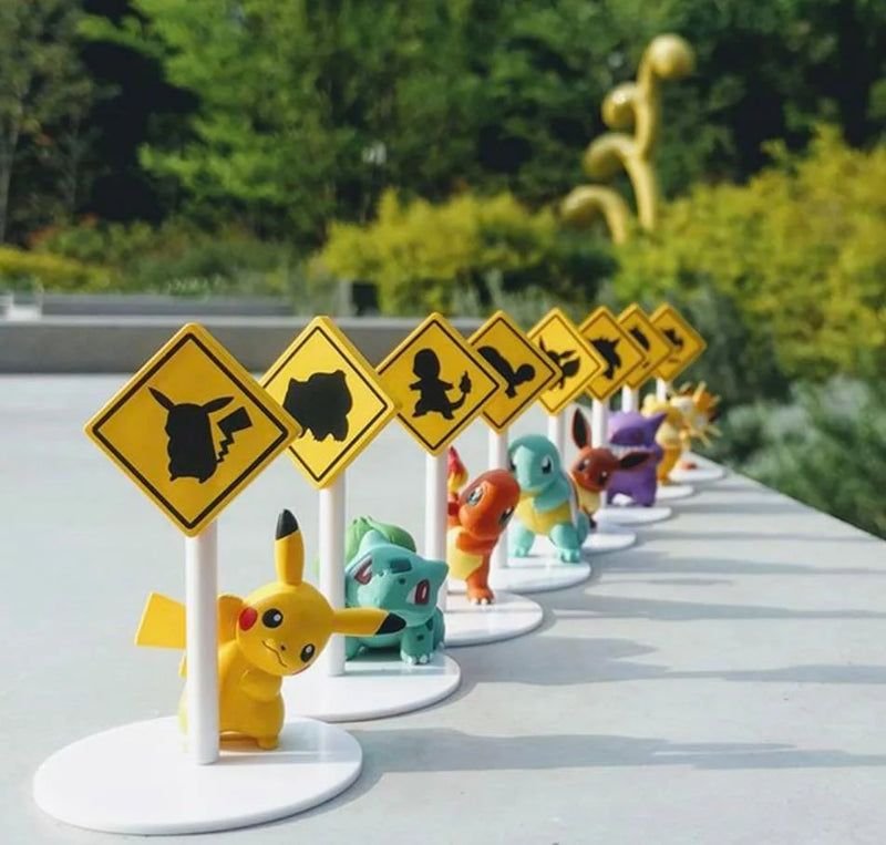 Pokemon Road sign figure by re ment, single blind pack