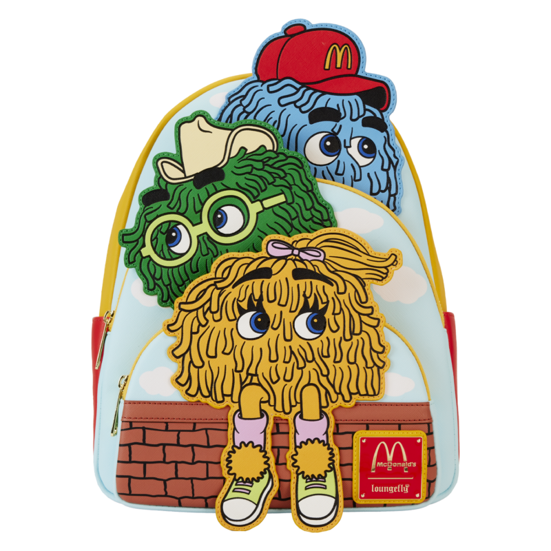 Fry Guys McDonald’s Triple Pocket Loungefly Mini Backpack