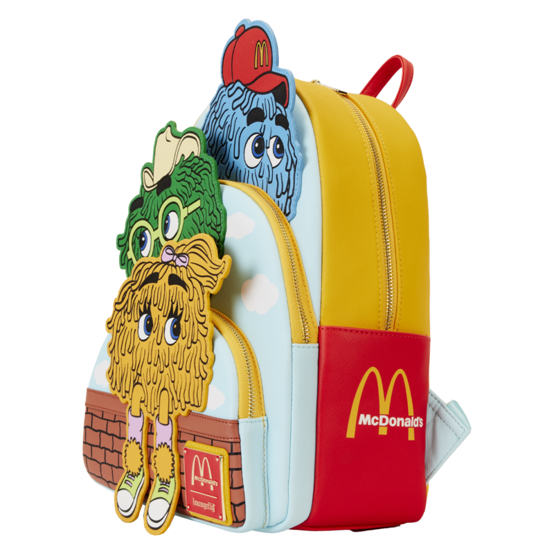 Fry Guys McDonald’s Triple Pocket Loungefly Mini Backpack