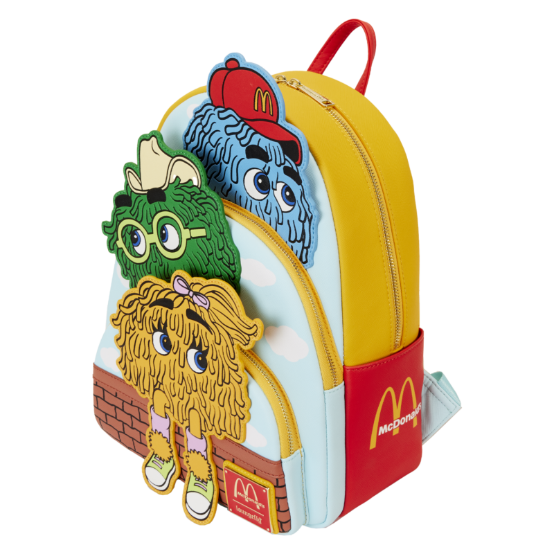 Fry Guys McDonald’s Triple Pocket Loungefly Mini Backpack