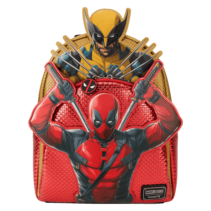 Deadpool and wolverine marvel loungefly mini backpack