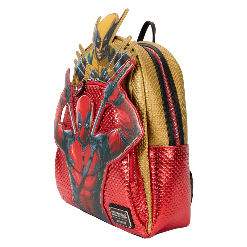 Deadpool and wolverine marvel loungefly mini backpack