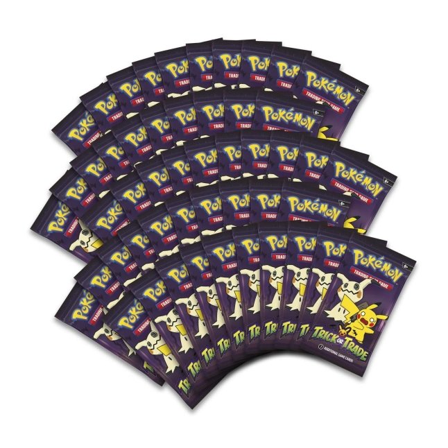 Pokemon trick or trade booster bundle of 50 packs