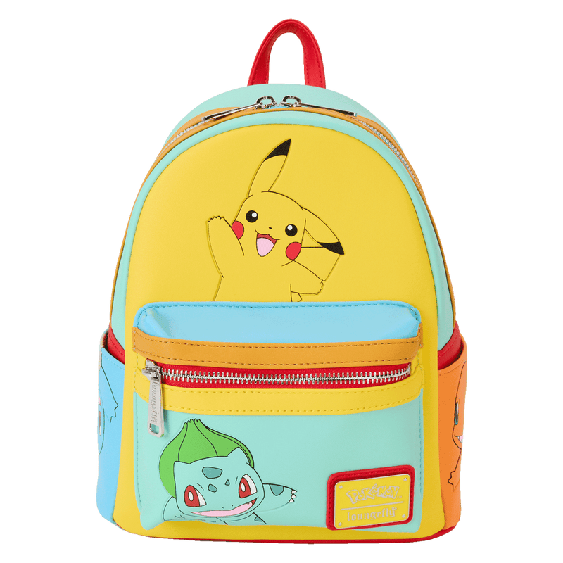 LOUNGEFLY
COLOUR BLOCK MINI BACKPACK - POKÉMON