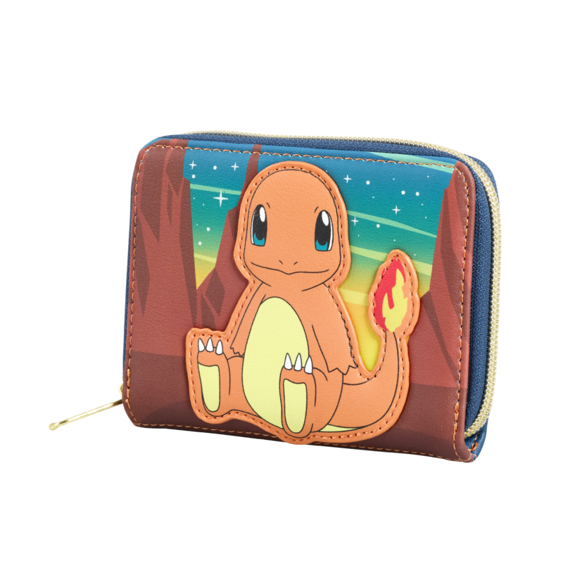 Charmander Pokémon Loungefly Zip Around Wallet pre order