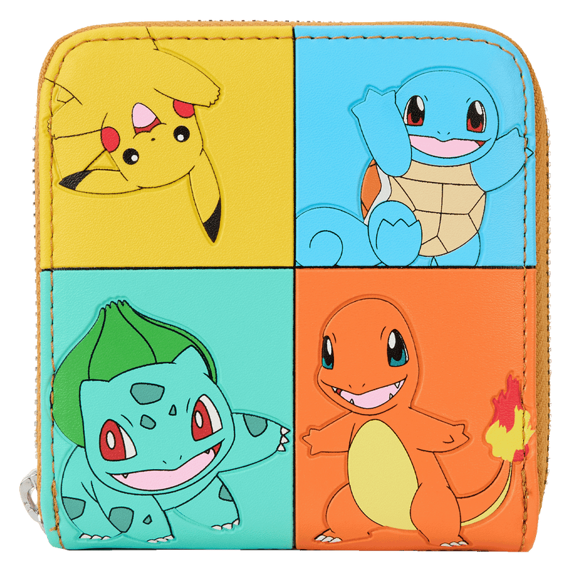 LOUNGEFLY
COLOUR BLOCK ZIP AROUND WALLET - POKÉMON