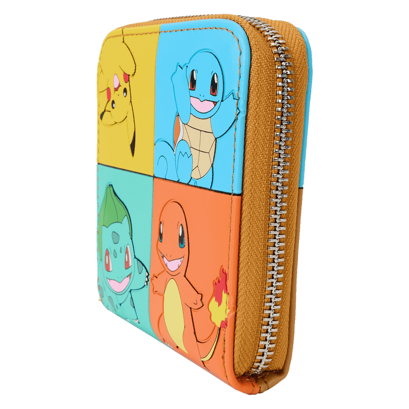 LOUNGEFLY
COLOUR BLOCK ZIP AROUND WALLET - POKÉMON