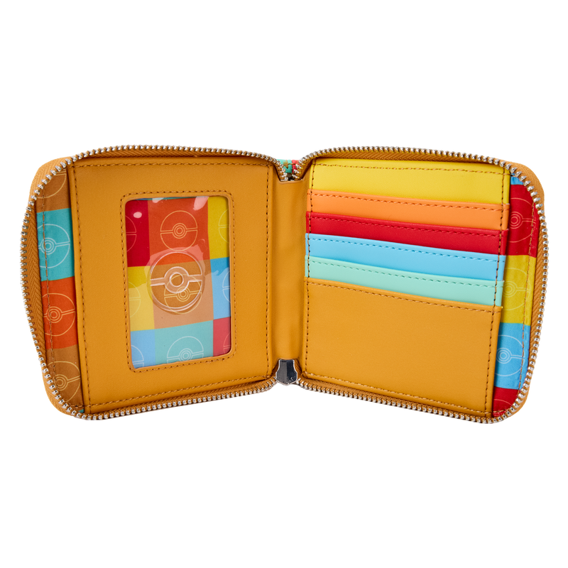 LOUNGEFLY
COLOUR BLOCK ZIP AROUND WALLET - POKÉMON