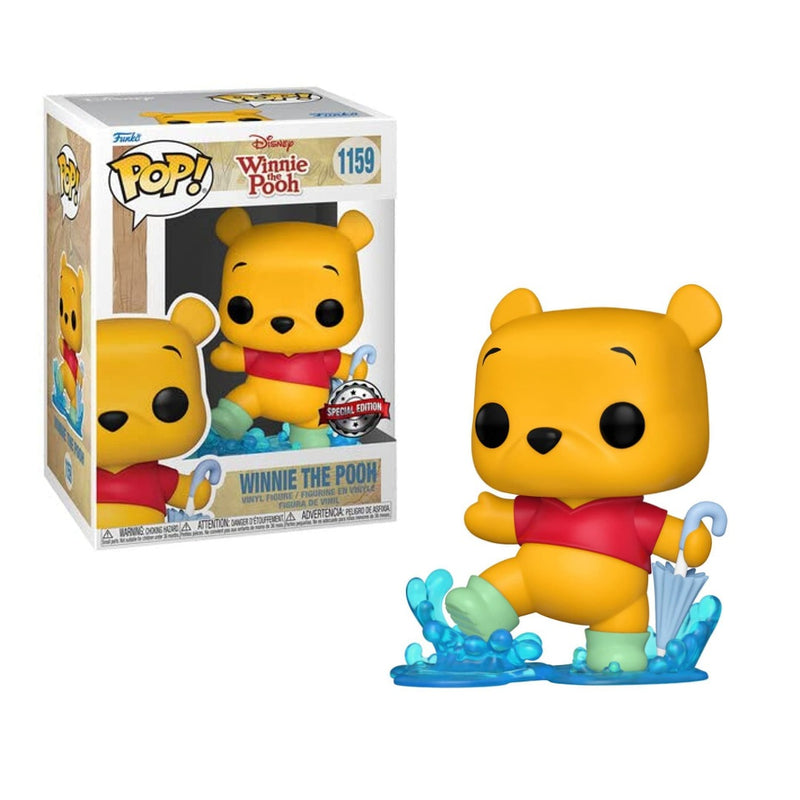 Winnie the pooh in puddle funko pop special edition