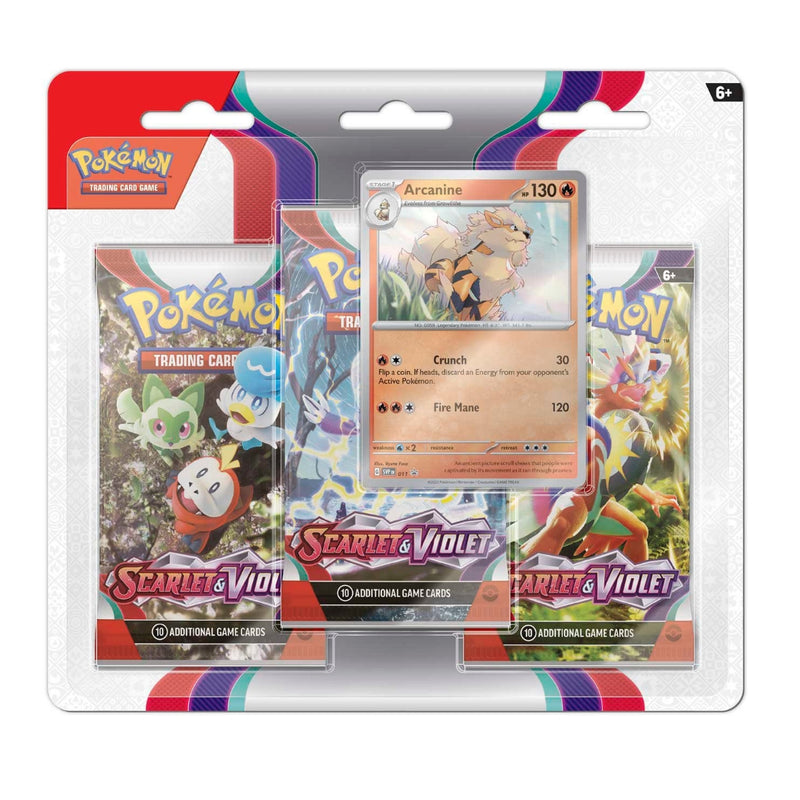 Pokemon Scarlet and Violet 3 pack blister