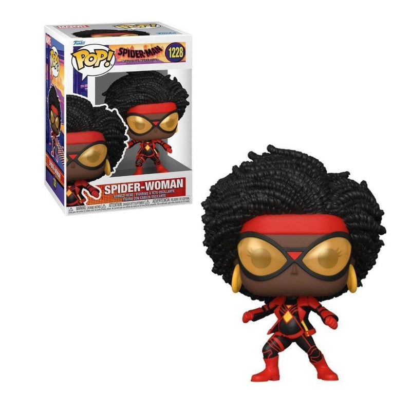 Spider woman funko pop from accross the spiderverse