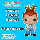 Freddy funko Range of Exclusive pops