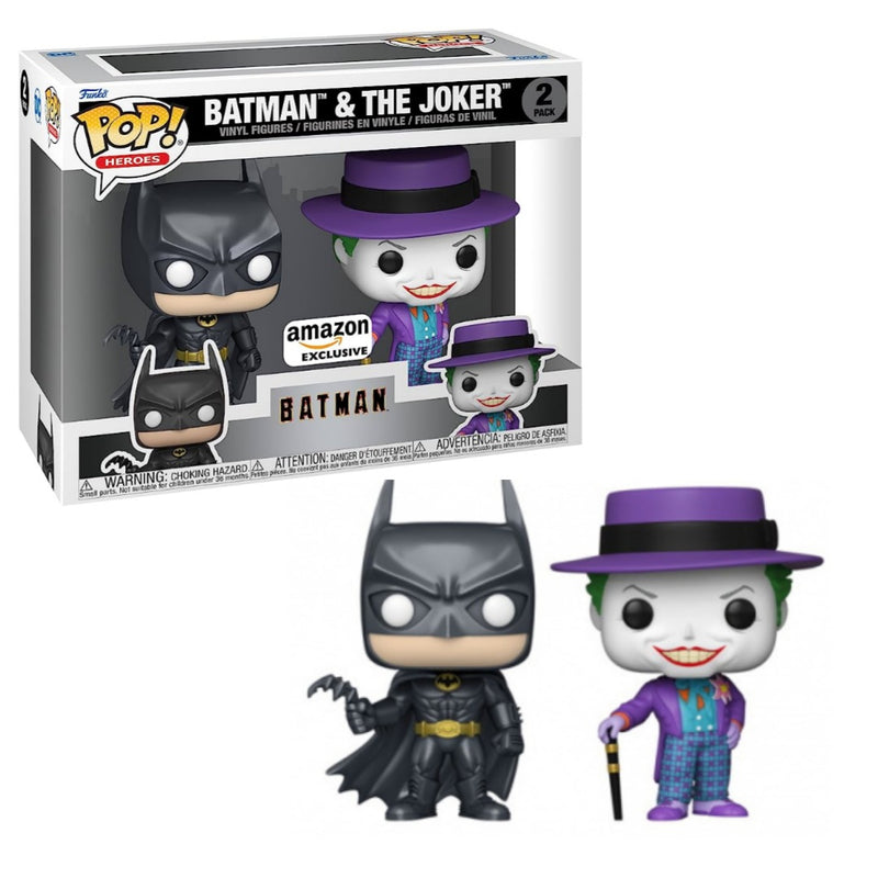 Batman and The joker 2 pack funko pop set amazon exclusive