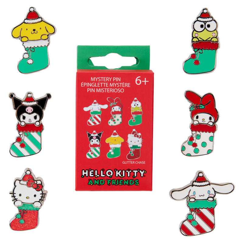 WINTER WONDERLAND BLIND BOX PIN - SANRIO hello kitty singer blind pack