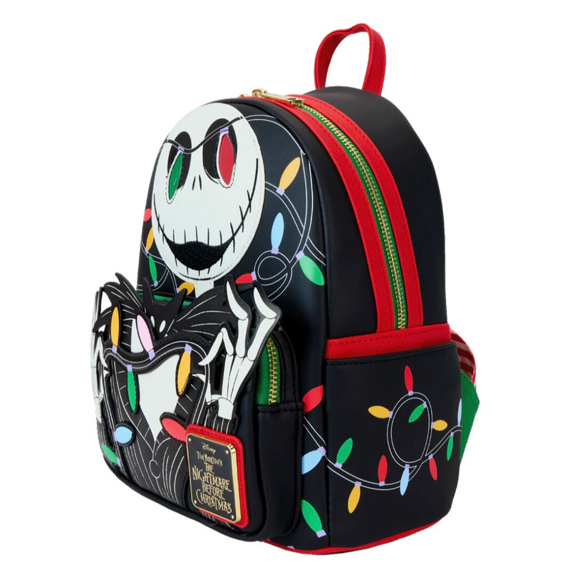 LOUNGEFLY
SMILING JACK LIGHT UP MINI BACKPACK - THE NIGHTMARE BEFORE CHRISTMAS