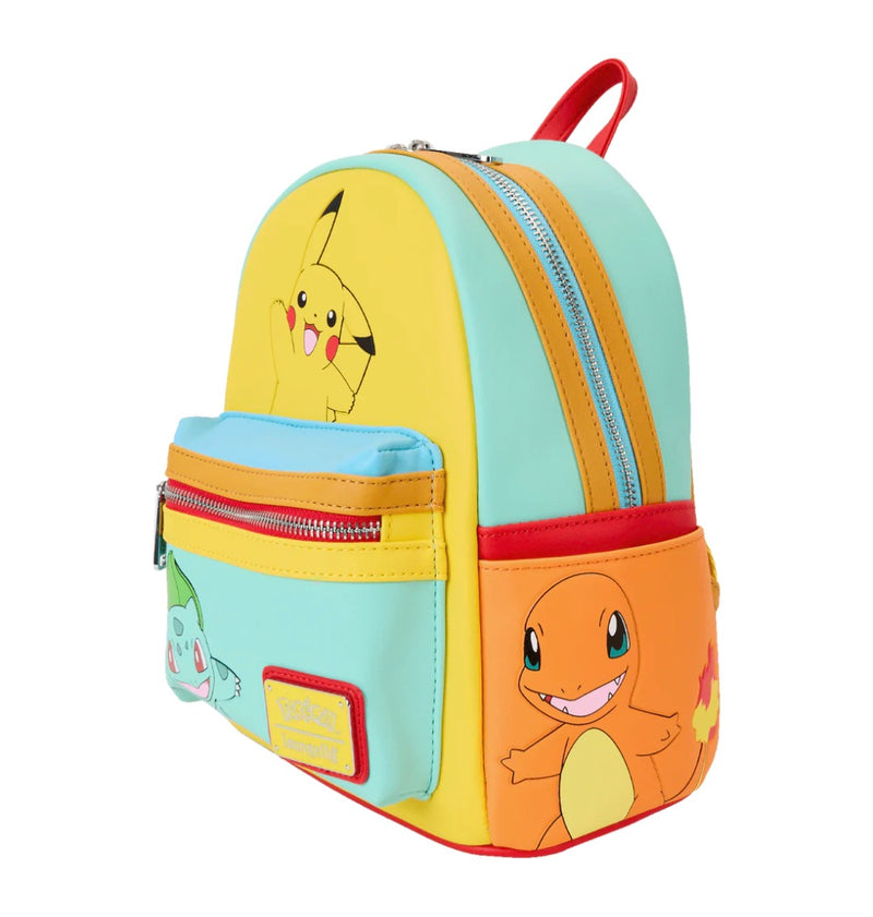 LOUNGEFLY
COLOUR BLOCK MINI BACKPACK - POKÉMON