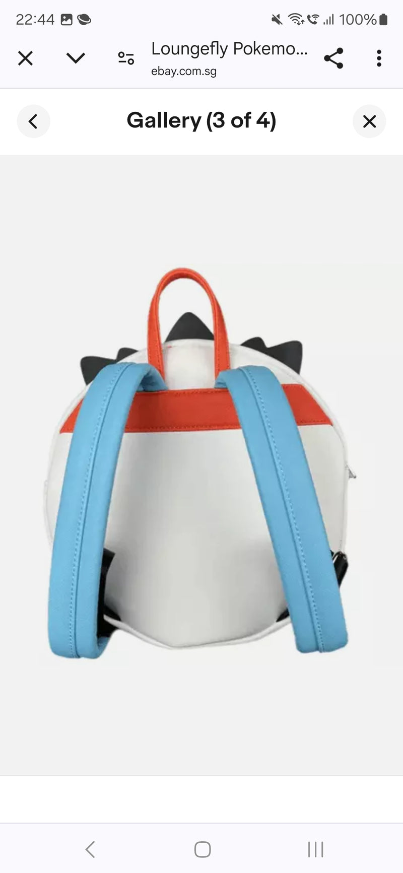 Loungefly pokemon Togepi mini backpack