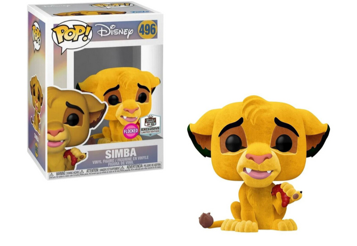 Simba flocked funko hq exclusive funko pop