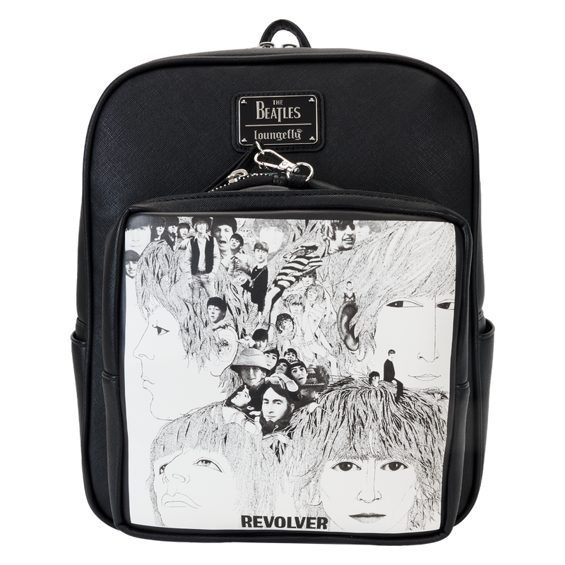 LOUNGEFLY
THE BEATLES REVOLVER ALBUM WITH RECORD POUCH MINI BACKPACK