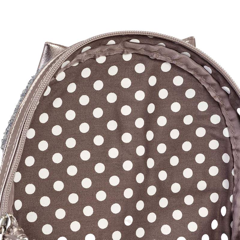 MINNIE MOUSE GREY SEQUIN MINI BACKPACK - DISNEY