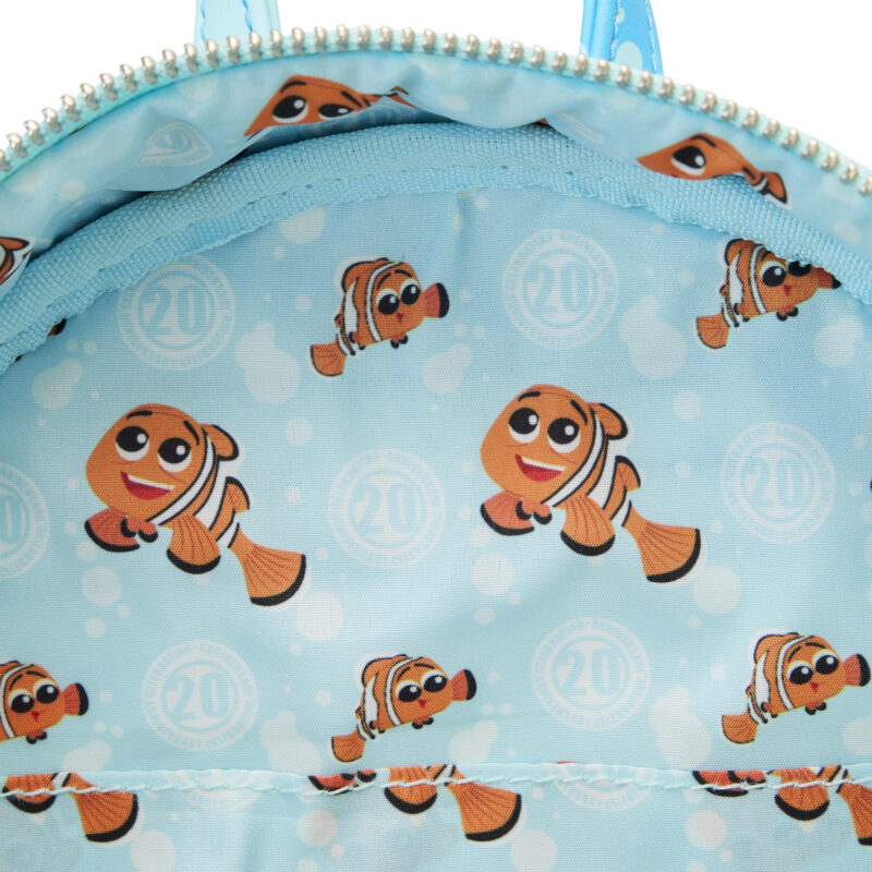 Loungefly x Disney
Pixar Finding Nemo
20th Anniversary
Bubble Pockets Mini
Backpack