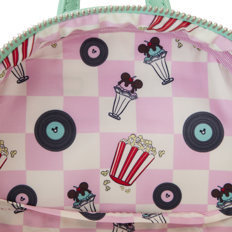 LOUNGEFLY
MICKEY AND MINNIE DATE NIGHT DRIVE-IN MINI BACKPACK - DISNEY