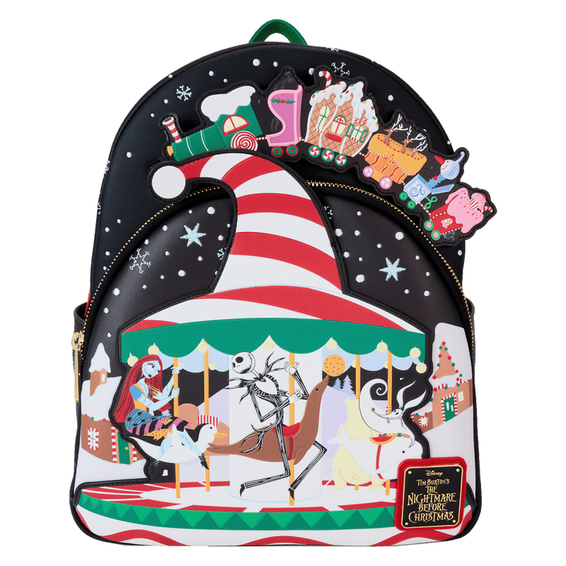 LOUNGEFLY
JOURNEY TO CHRISTMAS TOWN MINI BACKPACK - THE NIGHTMARE BEFORE CHRISTMAS