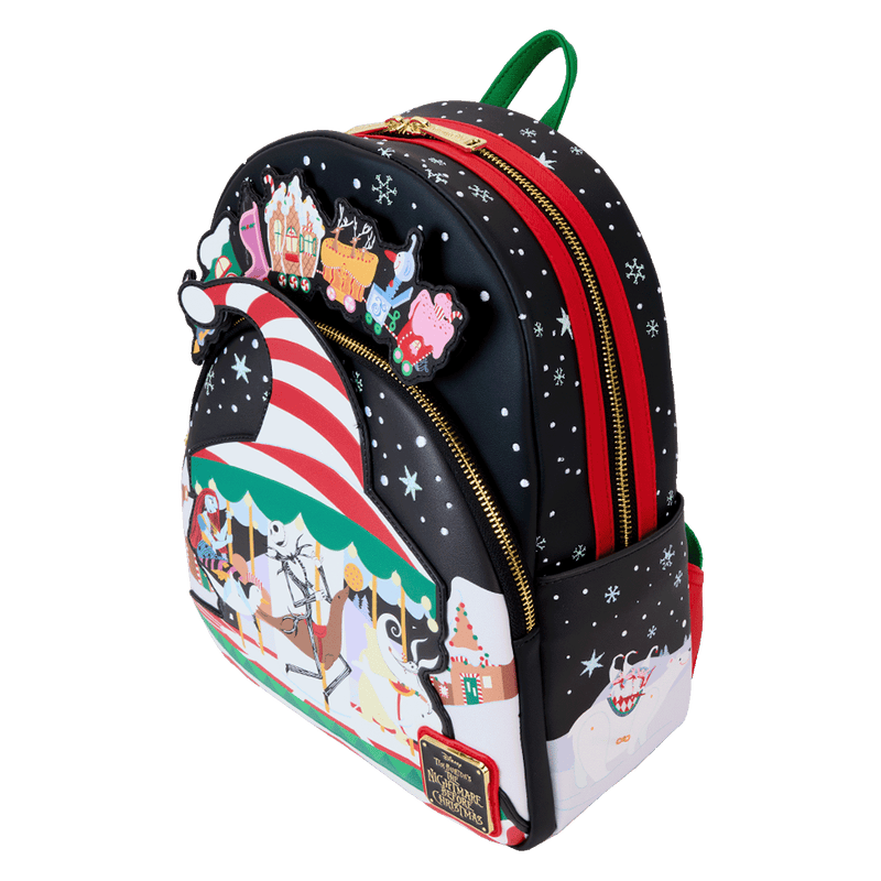 LOUNGEFLY
JOURNEY TO CHRISTMAS TOWN MINI BACKPACK - THE NIGHTMARE BEFORE CHRISTMAS