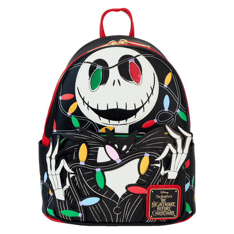 LOUNGEFLY
SMILING JACK LIGHT UP MINI BACKPACK - THE NIGHTMARE BEFORE CHRISTMAS