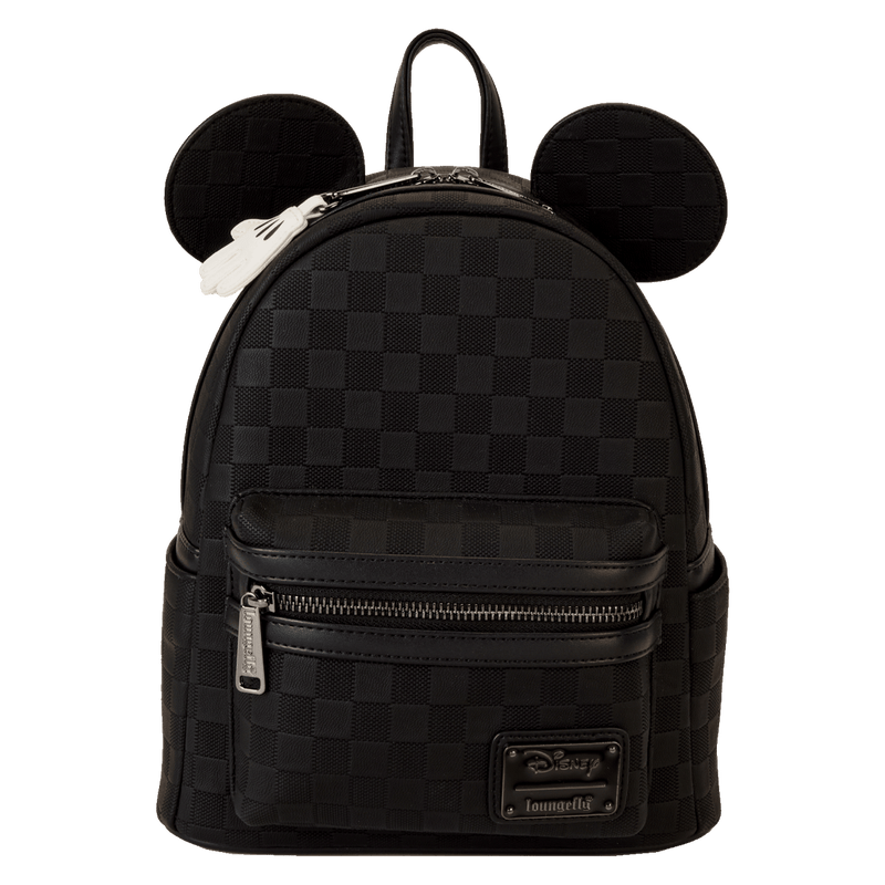 LOUNGEFLY
MICKEY MOUSE BLACK CHECKED MINI BACKPACK - DISNEY