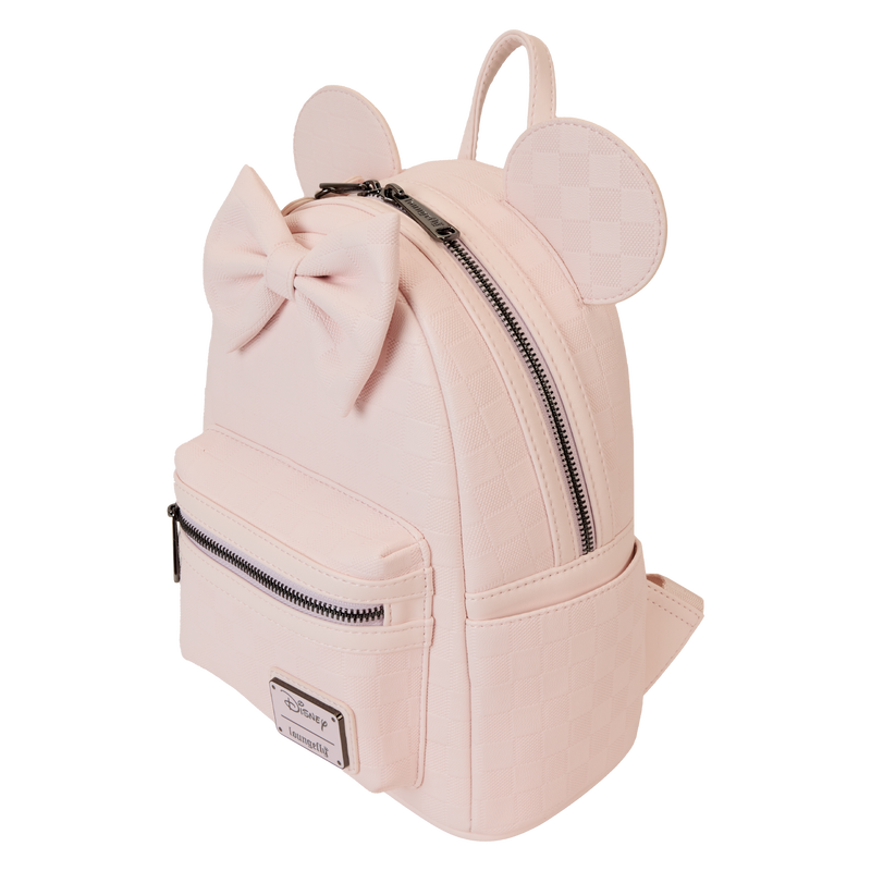 Pink sequin minnie mouse backpack shop