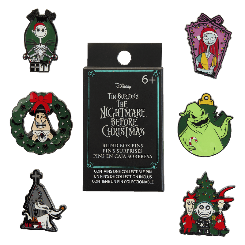 Nightmare before Christmas seasonal loungefly pin single pack