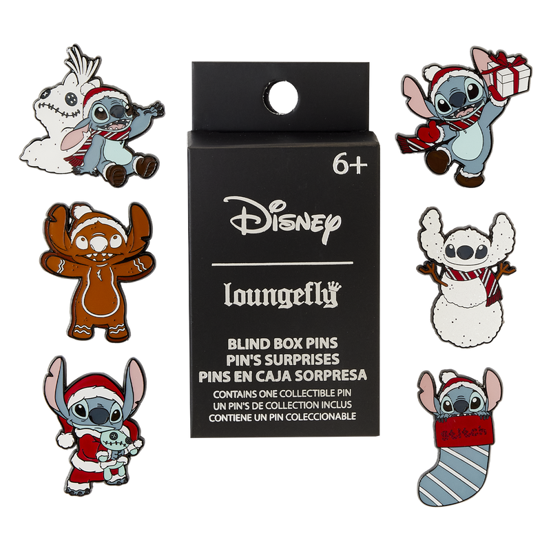 Stitch holiday loungefly pin single blind pack