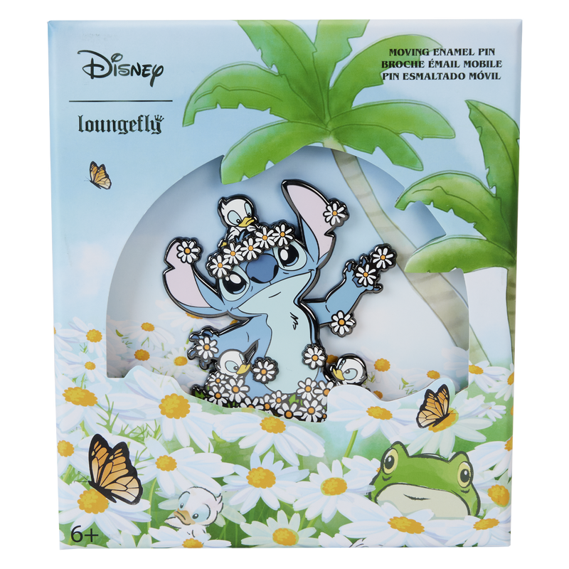 LOUNGEFLY
SPRINGTIME STITCH 3" COLLECTOR BOX PIN - LILO AND STITCH