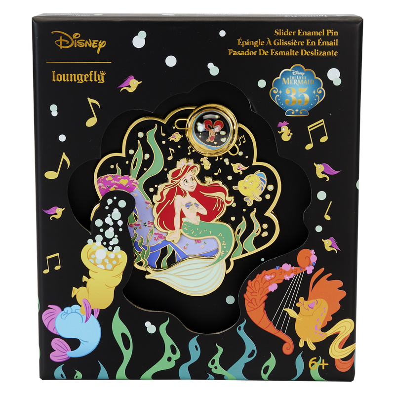 LOUNGEFLY
LIFE IS THE BUBBLES 3" COLLECTOR BOX PIN - THE LITTLE MERMAID 35TH ANNIVERSARY