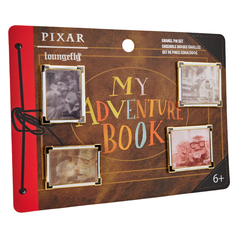 LOUNGEFLY
ADVENTURE BOOK 4 PIECE PIN SET - UP 15TH ANNIVERSARY