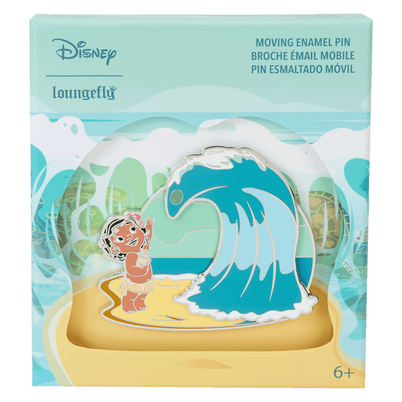 LOUNGEFLY
MOANA WAVES 3" COLLECTOR BOX PIN - DISNEY