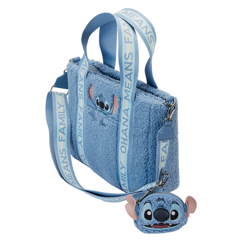 LOUNGEFLY
STITCH PLUSH TOTE BAG WITH COIN BAG - DISNEY