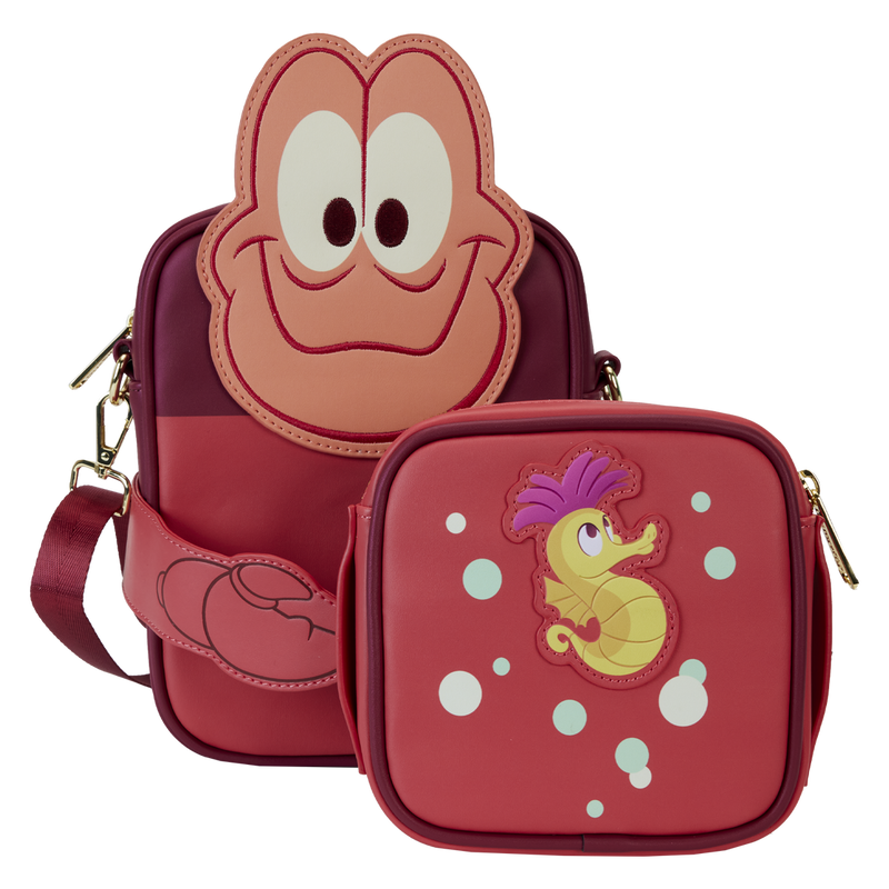 LOUNGEFLY
SEBASTIAN CROSSBUDDIES BAG - THE LITTLE MERMAID 35TH ANNIVERSARY