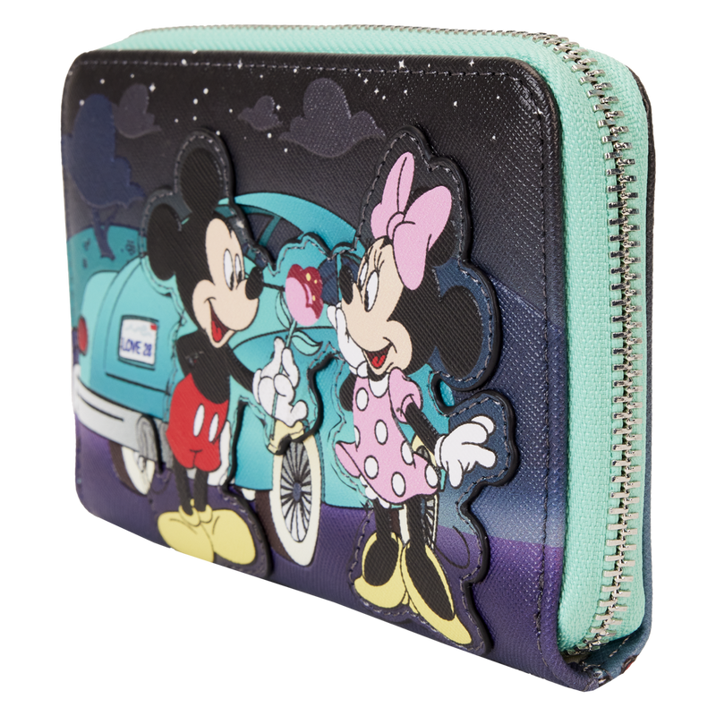 LOUNGEFLY
MICKEY AND MINNIE DATE NIGHT DRIVE-IN WALLET - DISNEY