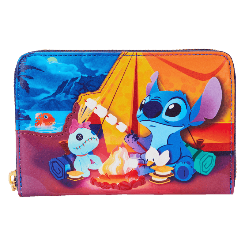 LOUNGEFLY
CAMPING CUTIES ZIP AROUND WALLET - LILO AND stitch