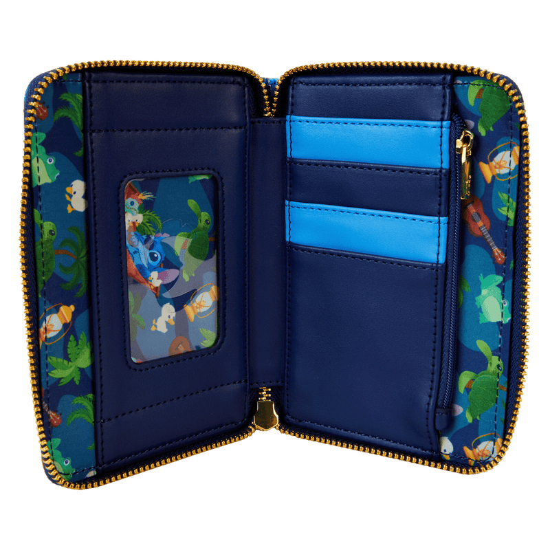 LOUNGEFLY
CAMPING CUTIES ZIP AROUND WALLET - LILO AND stitch