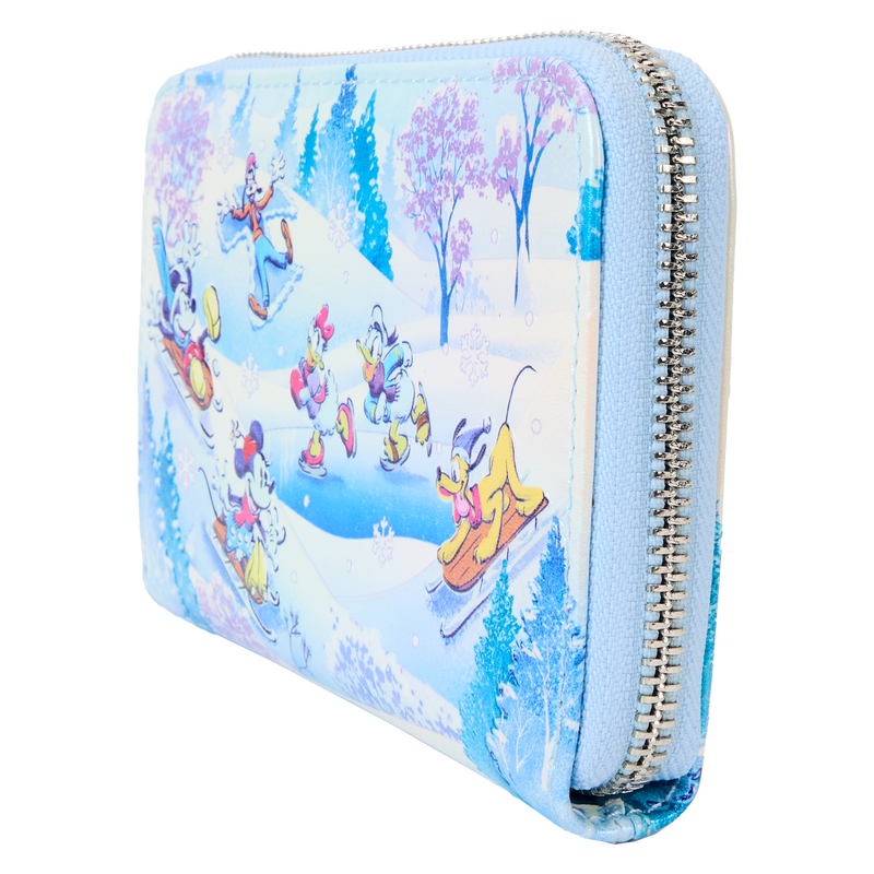 Mickey and friends winter wonderland loungefly wallet