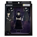 LOUNGEFLY
WEDNESDAY ADDAMS PAPER DOLL PIN