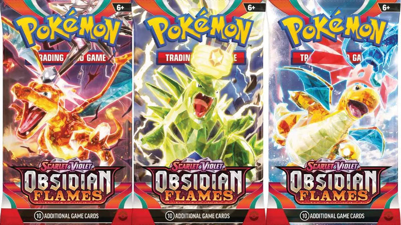Pokemon Obsidian flames single booster pack