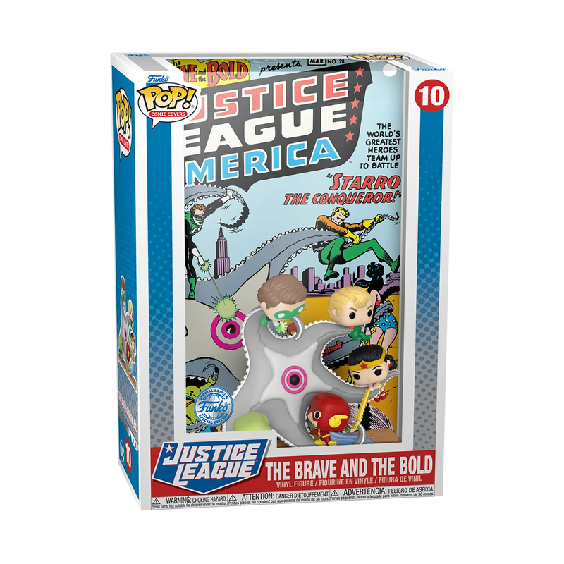 Justice league brave and the bold funko pop comic cover, special edition