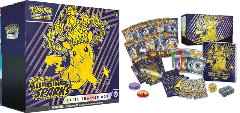 Pokemon TCG Scarlet & Violet Surging Sparks Elite Trainer Box PKM-SGSPARKS-ETB