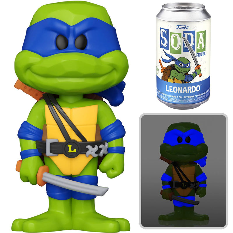 Leonardo Turtles mutant mayhem funko soda figure