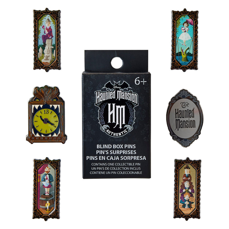 Haunted Mansion Sliding Portraits Loungefly Blind Box Pin